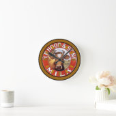 Kuhgesicht, Milch Vintage-Zifferblatt Runde Wanduhr (Zuhause)