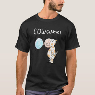 Kuhgummi Kuh Ich Kaugummi Wortspiel Spaß Tier Mo T-Shirt