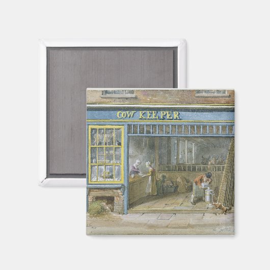 Kuhhalter, 1825 magnet (Vorderseite/Rückseite)