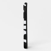 Kuhhaut schwarz-weiß Muster Case-Mate iPhone Hülle (Hinten/Links)