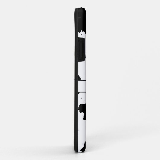 Kuhhaut schwarz-weiß Muster Case-Mate iPhone Hülle (Hinten/Rechts)