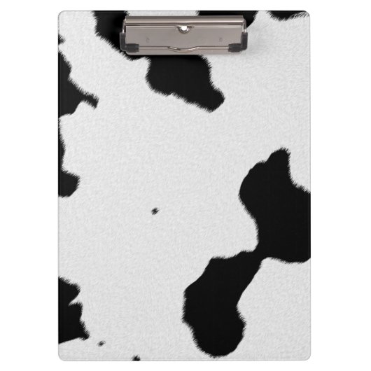 Kuhhautgewebe Klemmbrett (Vorderseite)