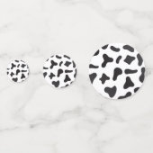 Kuhhautgewebe Konfetti (Vorderseiten)