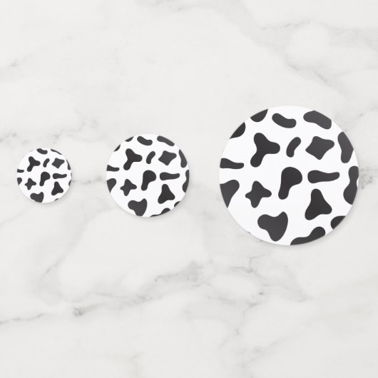 Kuhhautgewebe Konfetti (Rückseiten)