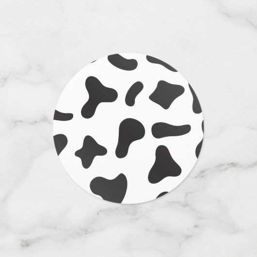 Kuhhautgewebe Konfetti (Klein Vorderseite)