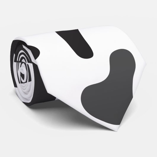 Kuhhautgewebe Krawatte (Gerollt)