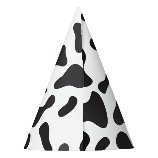Kuhhautgewebe Partyhütchen (Rückseite)