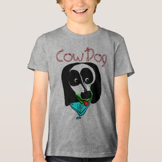 Kuhhhund Tri-Blend Shirt (Vorderseite)