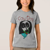Kuhhhund Tri-Blend Shirt (Vorderseite)