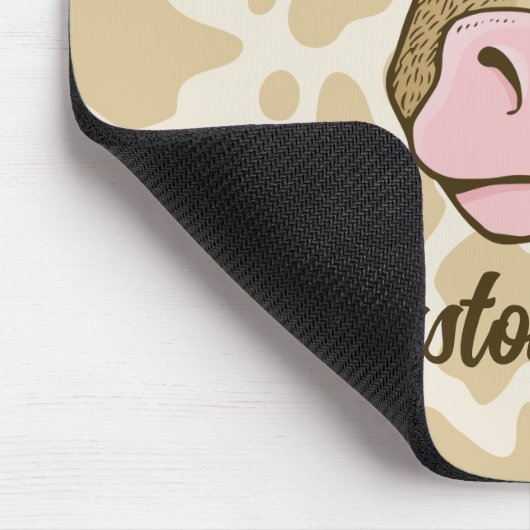 Kuhkopf-Maus-Pad Mousepad (Ecke)
