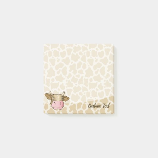 Kuhkopf Poststiftnoten Post-it Klebezettel (Vorderseite)