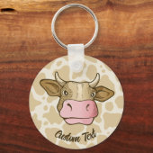 Kuhkopf-Schlüsselanhänger Schlüsselanhänger (Vorderseite)