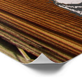 Kuhköpfe Pop Art Holzdrucken Poster (Ecke)