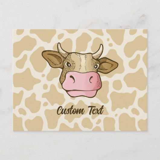 Kuhkopfpostkarte Postkarte (Vorderseite)