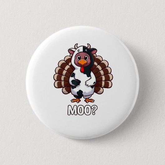 Kuhkostüme, Moo Funny Erntedank _2_1 Button (Vorderseite)