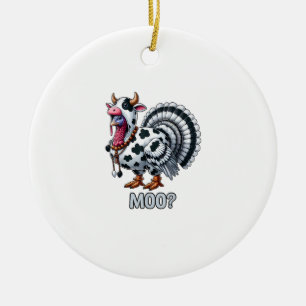 Kuhkostüme Türkei Moo Funny Erntedank _2 Keramik Ornament