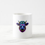 Kuhkuh-Brille lustig cool farbig Kaffeetasse (Mittel)