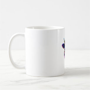Kuhkuh-Brille lustig cool farbig Kaffeetasse