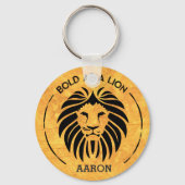 kühl als LöwenSchlüsselanhänger Schlüsselanhänger (Vorderseite)