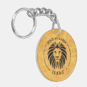 kühl als LöwenSchlüsselanhänger Schlüsselanhänger (Vorderseite links)