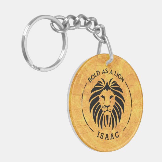 kühl als LöwenSchlüsselanhänger Schlüsselanhänger (Vorderseite links)