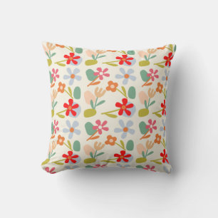 Kühl aussehendes abstraktes Blumenmuster-Design Kissen