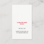 kühl -&- Beautiful Visitenkarte (Rückseite)