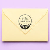 kühl botanisch Personalisiert modern Permastempel