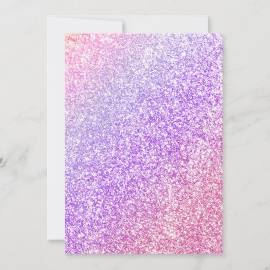 kühl, Butterfly Aquarell Blumengeburt Einladung (Rückseite)