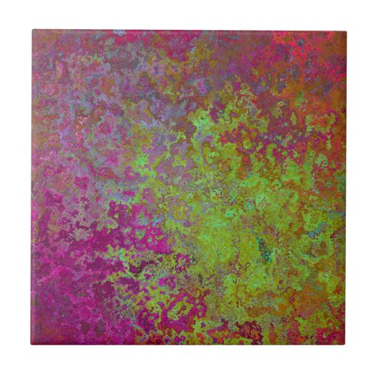 Kühl, farbig, Spritzer Paint, Grunge Abstrakt Fliese (Vorderseite)
