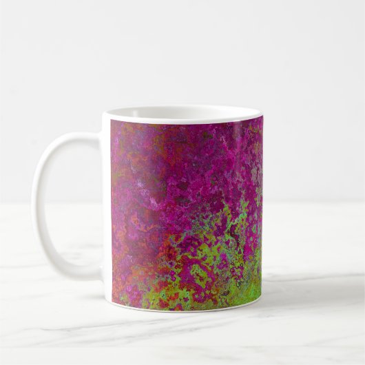 Kühl, farbig, Spritzer Paint, Grunge Abstrakt Kaffeetasse (Links)