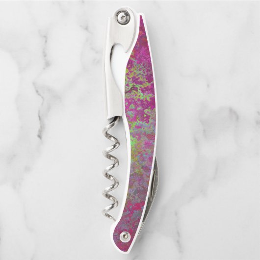 Kühl, farbig, Spritzer Paint, Grunge Abstrakt Kellnermesser (Vorderseite)