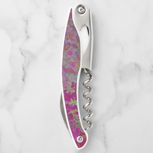 Kühl, farbig, Spritzer Paint, Grunge Abstrakt Kellnermesser (Rückseite)