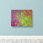 Kühl, farbig, Spritzer Paint, Grunge Abstrakt Leinwanddruck (Insitu (Holzboden))