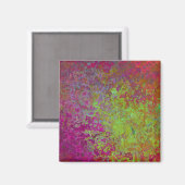 Kühl, farbig, Spritzer Paint, Grunge Abstrakt Magnet (Vorderseite/Rückseite)
