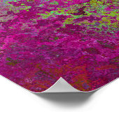 Kühl, farbig, Spritzer Paint, Grunge Abstrakt Poster (Ecke)