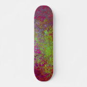 kühl, farbig, Spritzer Paint, Grunge Abstrakt Skateboard (Vorne)