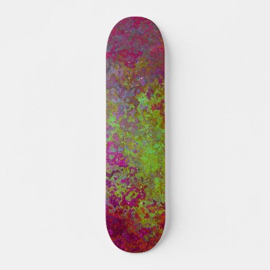 kühl, farbig, Spritzer Paint, Grunge Abstrakt Skateboard (Vorne)