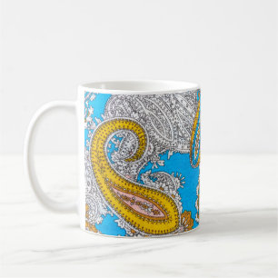 kühl, grungy, islamisch, psychedelisch, bunt orna kaffeetasse