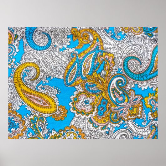 kühl, grungy, islamisch, psychedelisch, bunt ornam poster (Vorne)