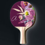 Kühl Mit Monogramm Lila Weingarten Tischtennis Schläger<br><div class="desc">Entspannen Sie mit diesem kühnen mit Monogramm Paddel in einem lila Weingarten. Die reichen, tiefen Farbtöne lila und mit üppig blühenden Akzenten verschaffen eine beeindruckende Ästhetik, während das personalisierte Monogramm eine stilvolle Touch verleiht. Dieses Paddel eignet sich ideal für Party im Garten, Hochzeiten oder lässiges Spielen und vereint Eleganz und...</div>