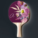 Kühl Mit Monogramm Lila Weingarten Tischtennis Schläger<br><div class="desc">Entspannen Sie mit diesem kühnen mit Monogramm Paddel in einem lila Weingarten. Die reichen, tiefen Farbtöne lila und mit üppig blühenden Akzenten verschaffen eine beeindruckende Ästhetik, während das personalisierte Monogramm eine stilvolle Touch verleiht. Dieses Paddel eignet sich ideal für Party im Garten, Hochzeiten oder lässiges Spielen und vereint Eleganz und...</div>