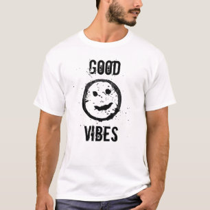 Kühl Spaß Gute Stimmung Smile-Gesicht Benutzerdefi T-Shirt