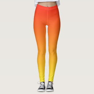 Kühl, süß und lustiger Farbverlauf Sonnenaufgang O Leggings