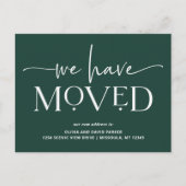 kühl und modern | Meldung verschieben Postkarte (Vorderseite)