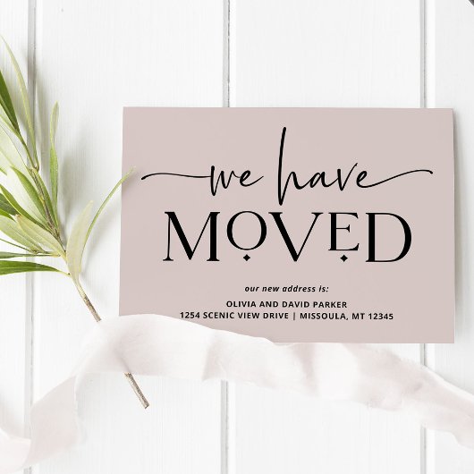 kühl und modern | Meldung verschieben Postkarte