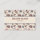 kühl und stilvoll | Moderner Chic Elegante Visitenkarte (Vorderseite)