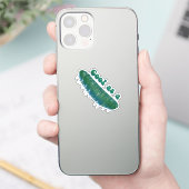 Kühl wie ein Gurke Aufkleber (Telefon)