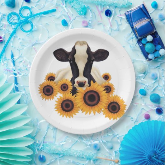 Kuhlandsonnenblume Pappteller (Party)