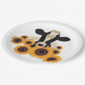 Kuhlandsonnenblume Pappteller (Schrägansicht)